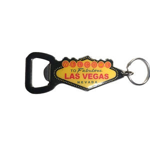 Welcome To Las Vegas Sign Keychain Metal Bottle Opener